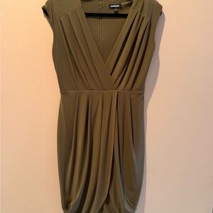 Express Olive Mini Dress